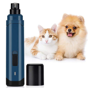 Pet Shearing Clipping Electric Rechargeable Nail Trimmer Grinder Dog Grooming Accessories