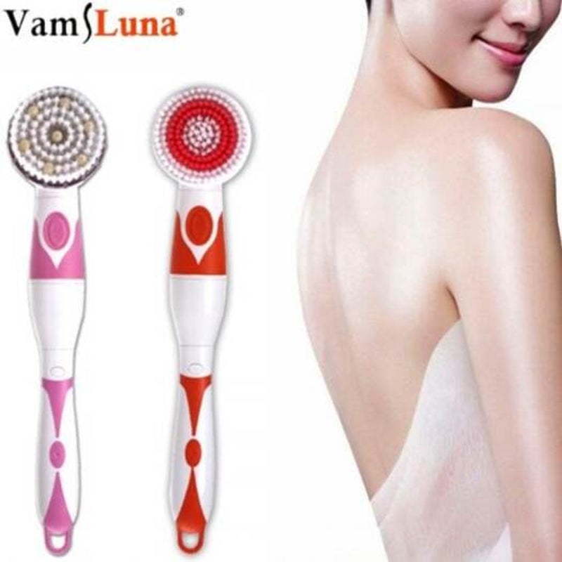 Electric Waterproof Spa Massage Brush Spin Shower Facial Body Cleansing Kit