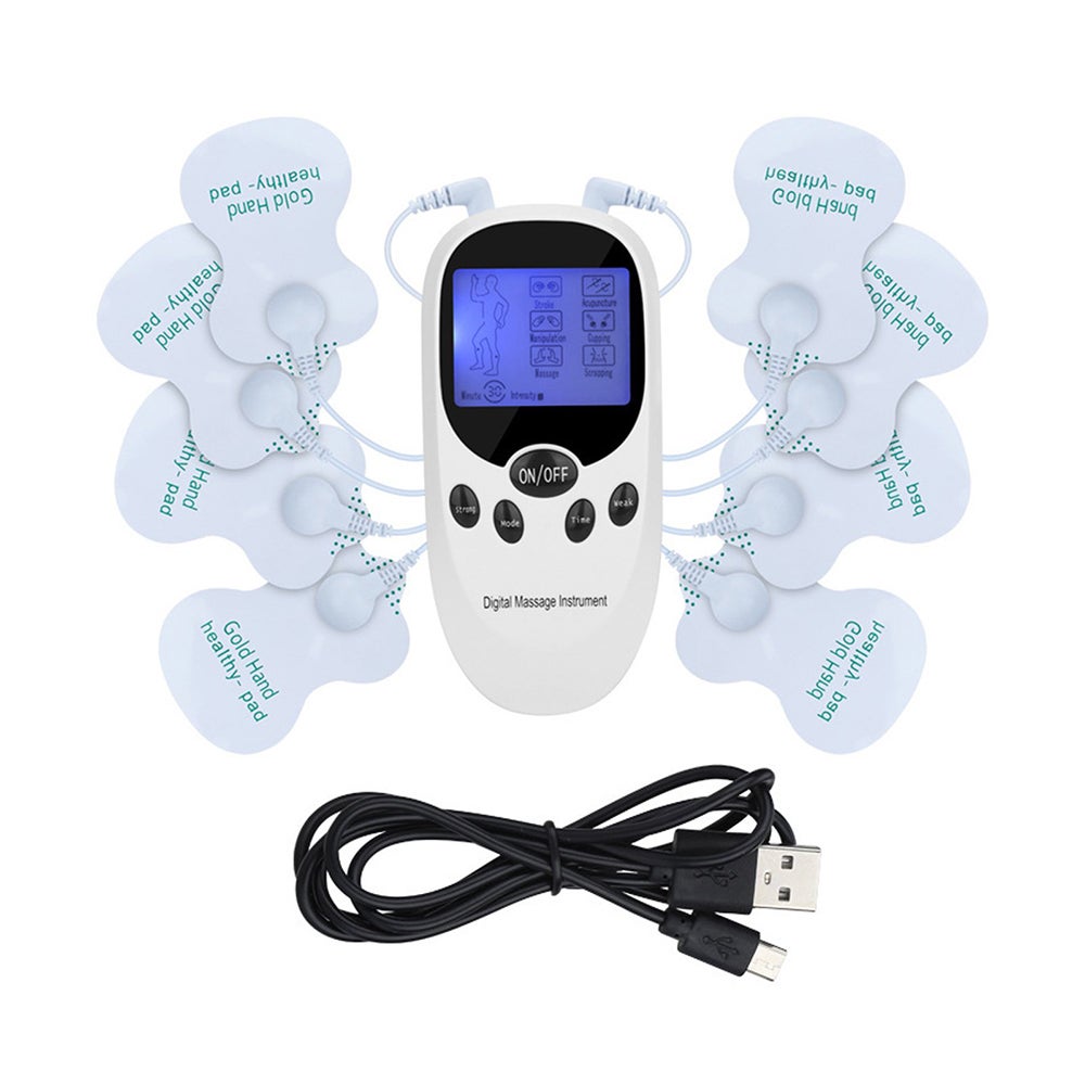 Electrical Massager Tens Machine Unit For Back Pain Therapy And Muscle Stimulation