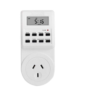 Kitchen Timers Electronic Control Switch Adapters Sockets Digital Small Screen Power Meter Outlet Programmable Setting F