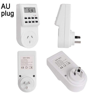 Kitchen Timers Electronic Control Switch Adapters Sockets Digital Small Screen Power Meter Outlet Programmable Setting F