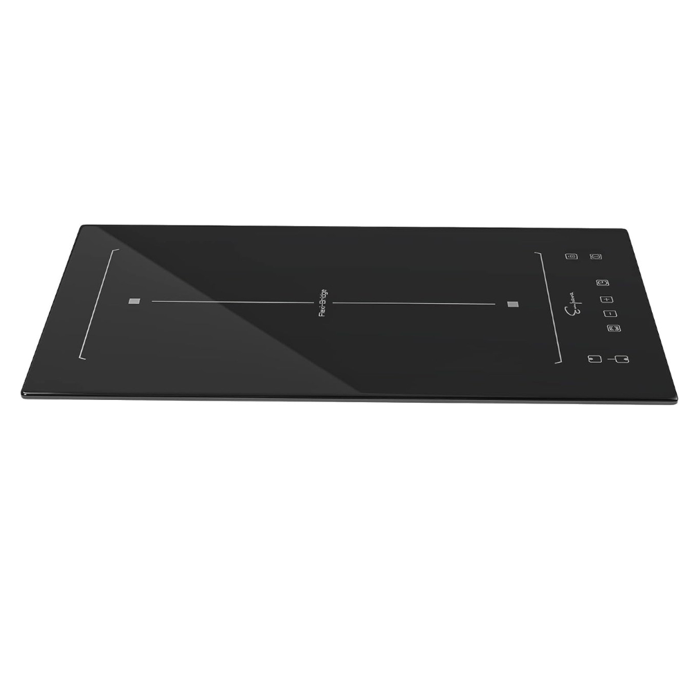 Empava Electric Induction Cooktop Stove Hob With 2 Burners And Sensor Touch Black Vitro Ceramic Glass - 240V