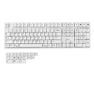 Keycap Keyboard Grey 127 English Keys Minimalist Customized Heat Sublimation