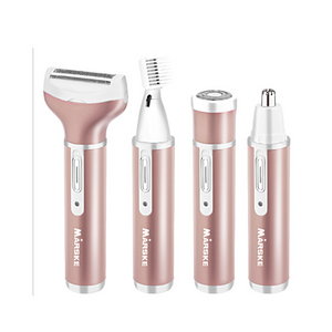 Epilator Electric Shaver Set Cordless Waterproof 4 In 1 Razor Including Wet Dry Electronic Hair Removal