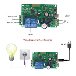 Dc5v 12V 24V 32V Wifi Switch Wireless Relay Module