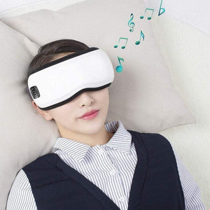 Eye Masks Massager Rechargeable Wireless Digital Temple With Heating Air Pressure Point Vibration And Music For Care Hea