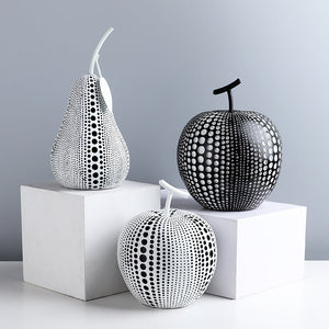 Wave Dot Art Apple Ornaments Nordic Home Decor