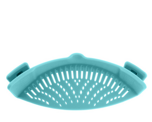 Silicone Saucepan Strainer Clip Liquid Draining Kitchen Utensil