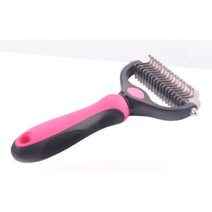 Deshedding Grooming Tool For Matted Long Curly Pet Fur