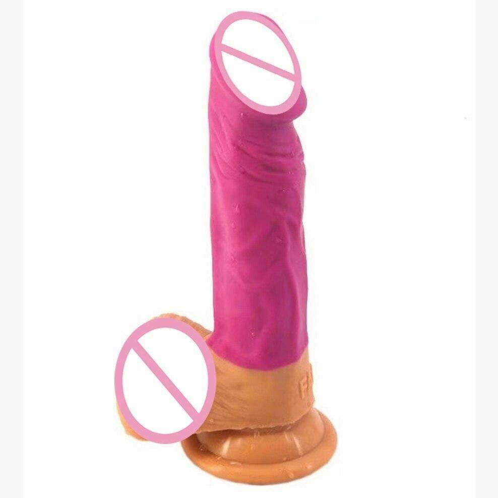 Silicone Realistic Dildo Butt Plug Anal Toy 19Cm 3.8Cm Thick