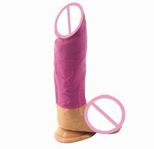 21.5Cm Silicone Dildo Realistic 4.9Cm Thick Butt Plug Pink