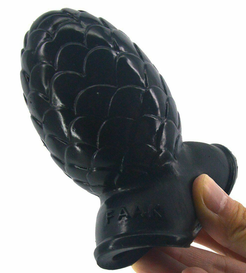House Of Dasein Faak Silicone Butt Plug 9.5Cm 5.2Cm Thick Anal Dildo Brown Pink
