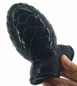 House Of Dasein Faak Silicone Butt Plug 9.5Cm 5.2Cm Thick Anal Dildo Brown Pink