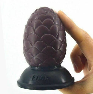 House Of Dasein Faak Silicone Butt Plug 9.5Cm 5.2Cm Thick Anal Dildo Brown Pink