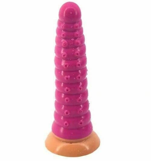 House Of Dasein Faak 25Cm Silicone Dildo Butt Plug Anal Sex Toy Brown Pink 5.2Cm Thick