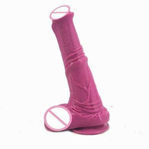 Faak 25Cm Silicone Dildo Big Sex Toy 4.8Cm Thick Butt Plug Anal Pink