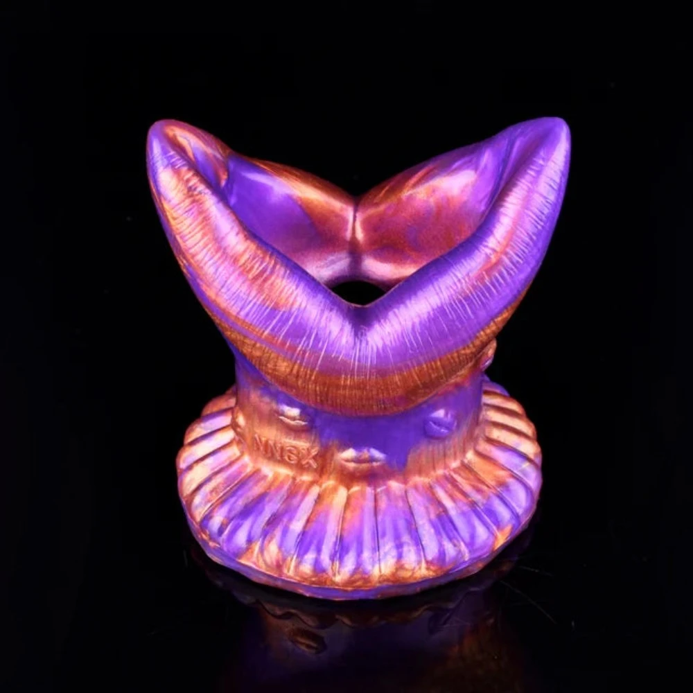 Hollow Butt Plug Anal Vagina Dilator Soft Silicone Speculum Peephole Adult Sex Toy