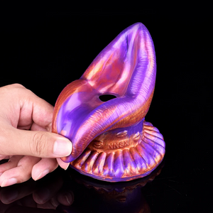 Hollow Butt Plug Anal Vagina Dilator Soft Silicone Speculum Peephole Adult Sex Toy