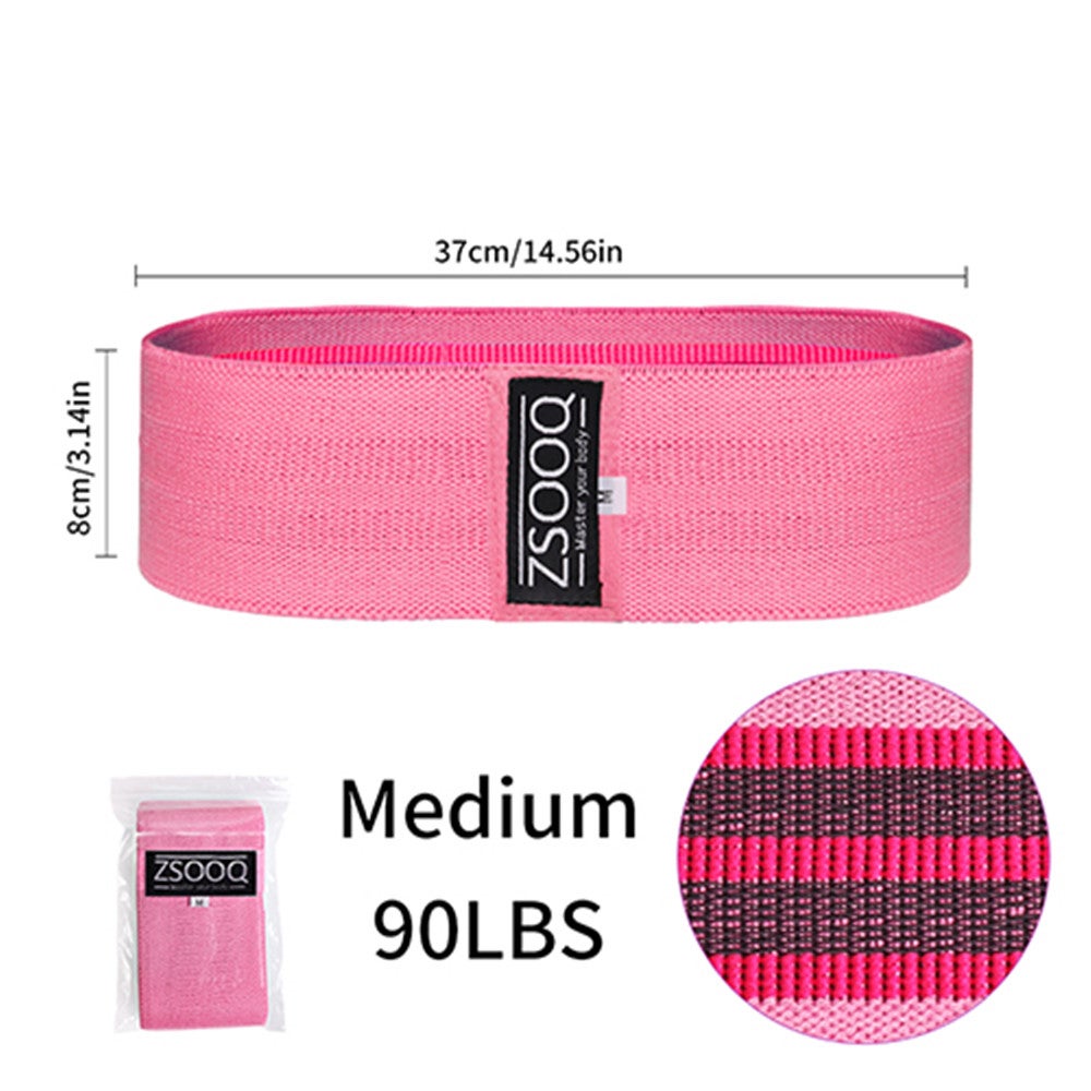 Fabric Booty Resistance Bands Hip Circle Exercise Cotton Thigh Butt Squat Fitness Rubber Elastic Workout Glute Loop
