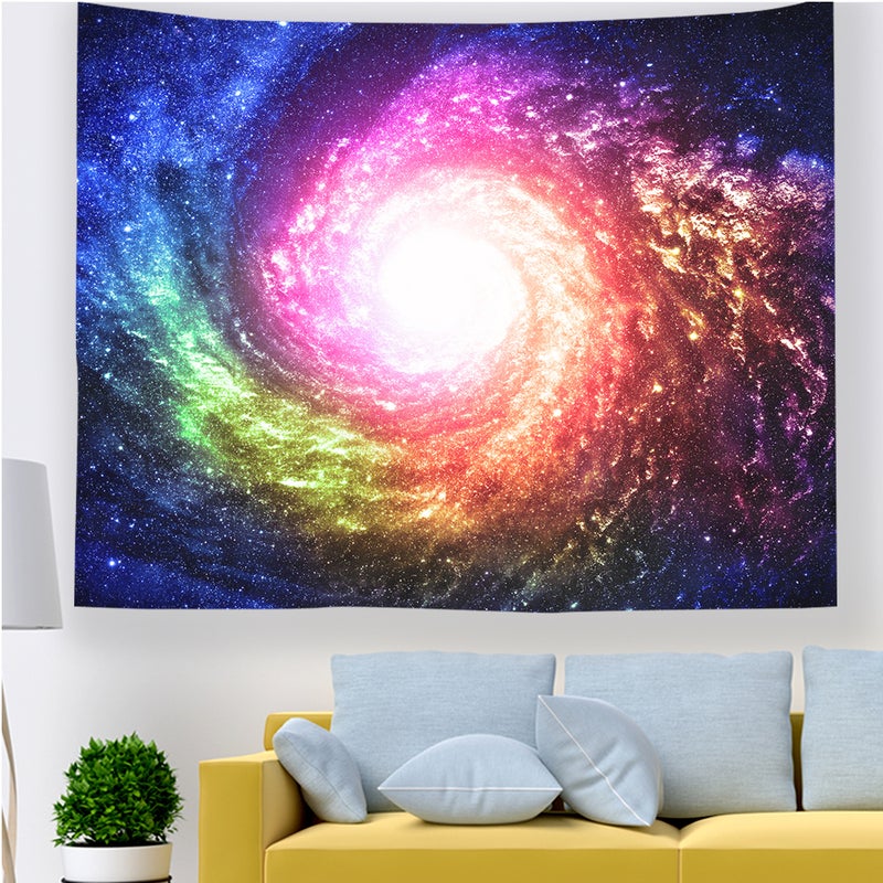 Fantastic Galaxy Planet Stars Universe On Wall Tapestry