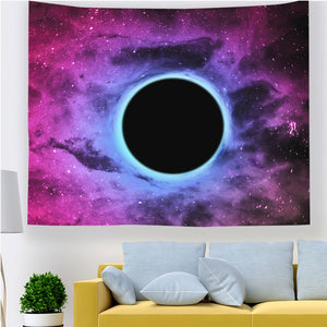 Fantastic Galaxy Planet Stars Universe On Wall Tapestry