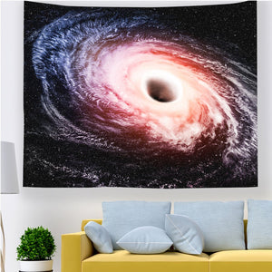 Fantastic Galaxy Planet Stars Universe On Wall Tapestry