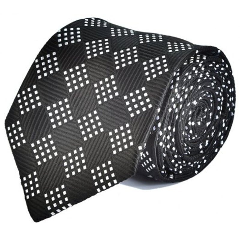 Fashion Men Necktie Fine Casual Business Tie Black