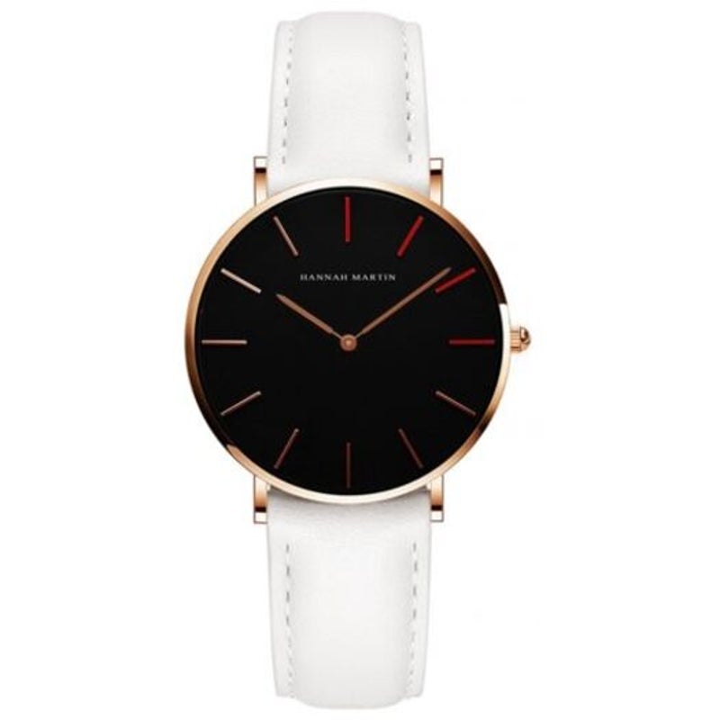 Veile Studios Fashion Women Waterproof Ladies Quartz Strap Watches White