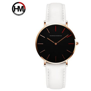 Veile Studios Fashion Women Waterproof Ladies Quartz Strap Watches White