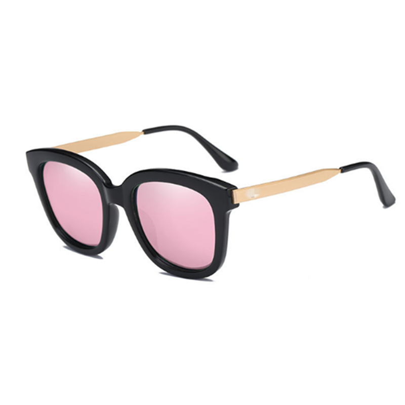 Polarized Cat Eye Sunglasses Vintage Female Eyewear Pink