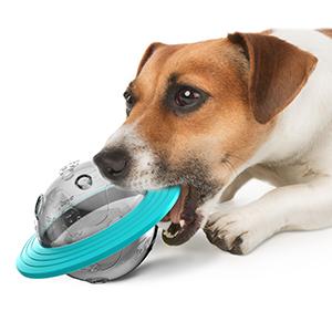 Ufo Flying Frisbee Feeder For Dogs Pet Toy