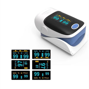 Fingertip Heart Rate Monitor With Pulse Oximeter