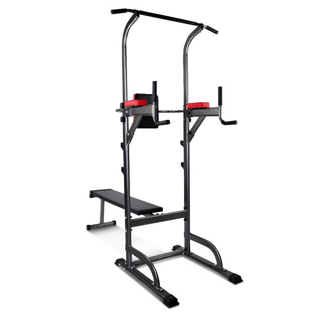 Everfit 9-In-1 Power Tower Weight Bench Multi-Function Station