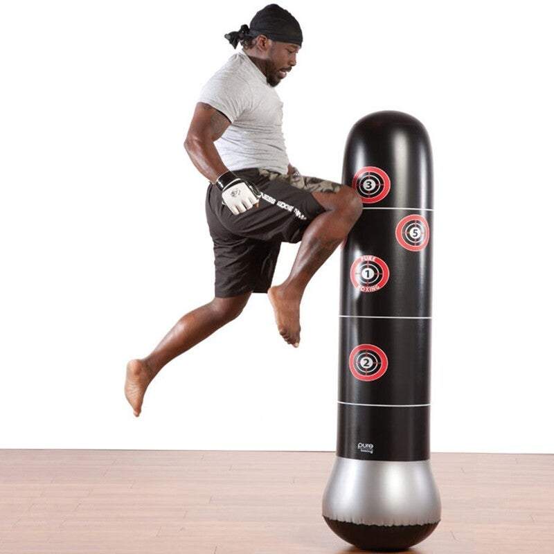 Gym Fit Out Equipment Fitness Punching Bag Tumbler Inflatable Sandbag Venting Toy