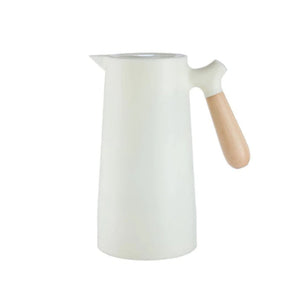 Large Capacity 1L Nordic Wooden Handle Insulated Thermos