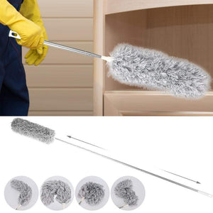 Dustpans Brooms Flexible Retractable Microfiber Duster Extendable Bendable Head Cleaning Brush