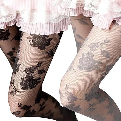 Floral Garden Tights