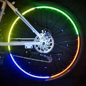 8M Bike Reflective Stickers Cycling Fluorescent Reflector Tape Mtb Bicycle Accessories