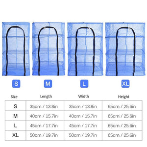 Foldable 4 Layers Fish Drying Rack