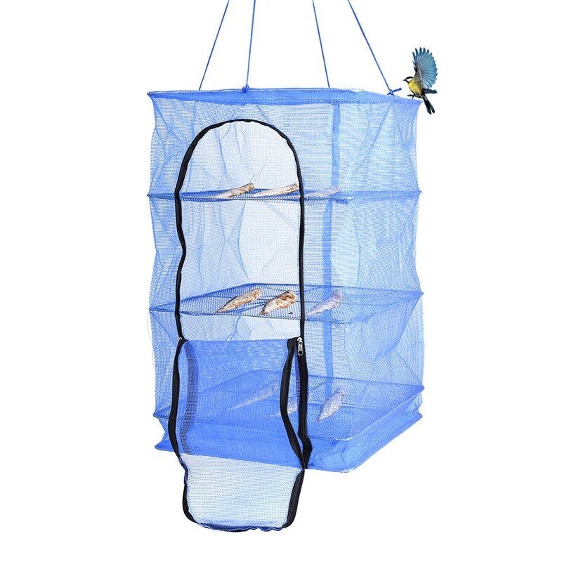 Foldable 4 Layers Fish Drying Rack