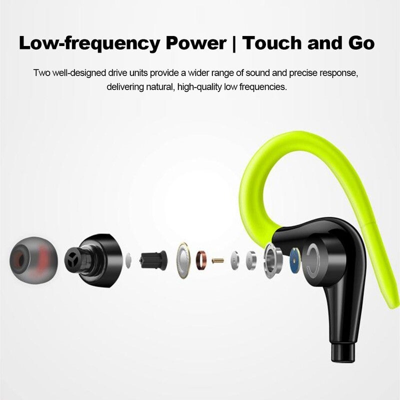 S760 Wired In Ear Waterproof Earphone Black