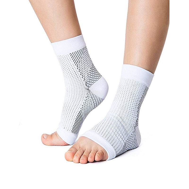 Socks Tights White / Pink Black Foot Ankle Compression For Heel Pain