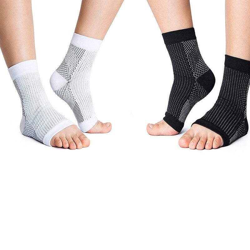 Socks Tights White / Pink Black Foot Ankle Compression For Heel Pain