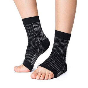 Socks Tights White / Pink Black Foot Ankle Compression For Heel Pain