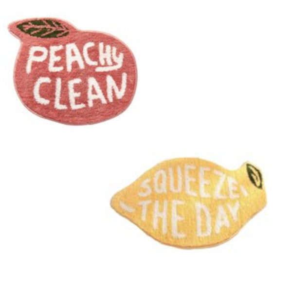 Fruit Puns Bath Mat