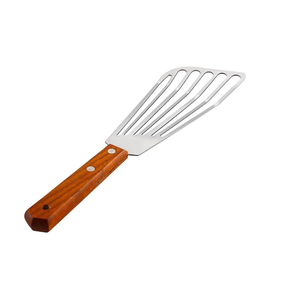 Non-Slip Stainless Steel Kitchen Frying Spatula Leaky Shovel Fish Slice Turner