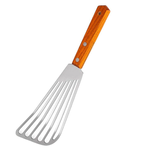 Non-Slip Stainless Steel Kitchen Frying Spatula Leaky Shovel Fish Slice Turner