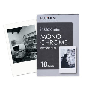 Fujifilm Instax Mini 10 Sheets Monochrome Black Film Photo Paper Instant Print For Mini7s 8 25 50S 70 90 Sp Smartphone P