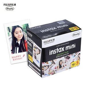 Fujifilm Instax Mini 50 Sheets White Film Photo Paper Snapshot Album Instant Print For 7S 8 25 90 3