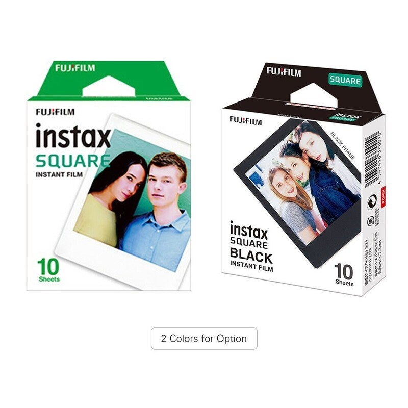 Fujifilm Instax Square Camera Instant Film Photo Paper White